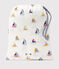 Toalla de baño y manopla para bebé con estampado marino blanco MARSHMALLOW/azul MEDIEVAL/ MULTICO