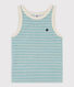 Camiseta de tirantes de rizo para niña