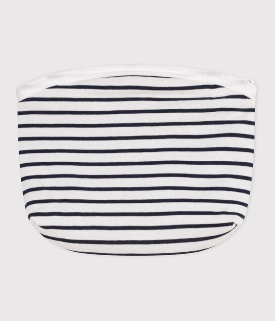Bolsa de algodón a rayas para bebé blanco MARSHMALLOW/azul SMOKING