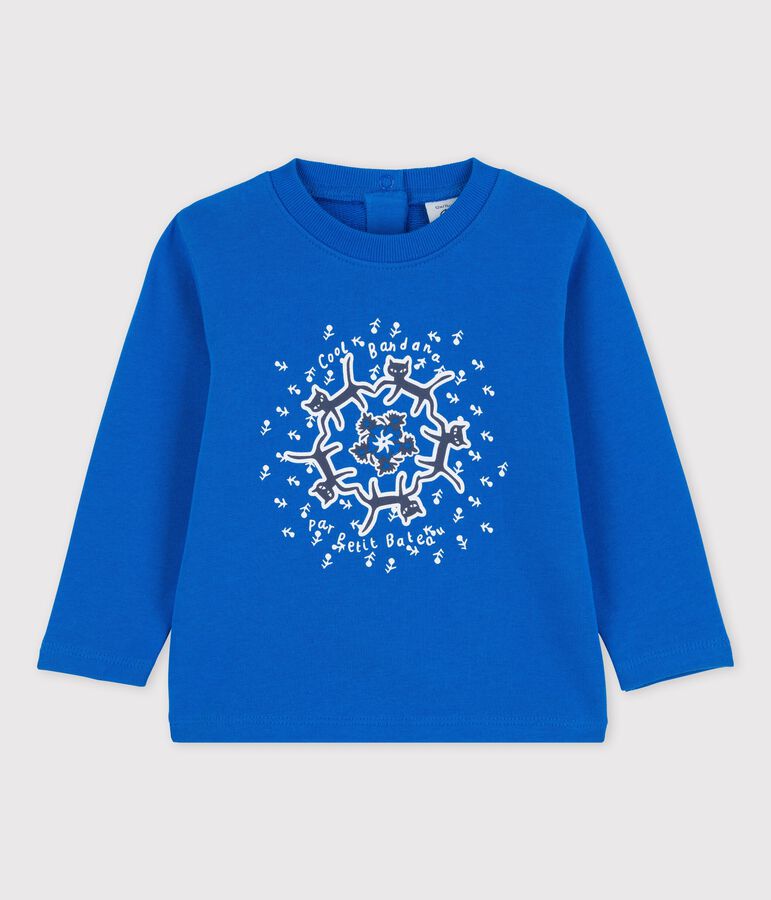 Sudadera de mulet&oacute;n de beb&eacute; azul DELFT