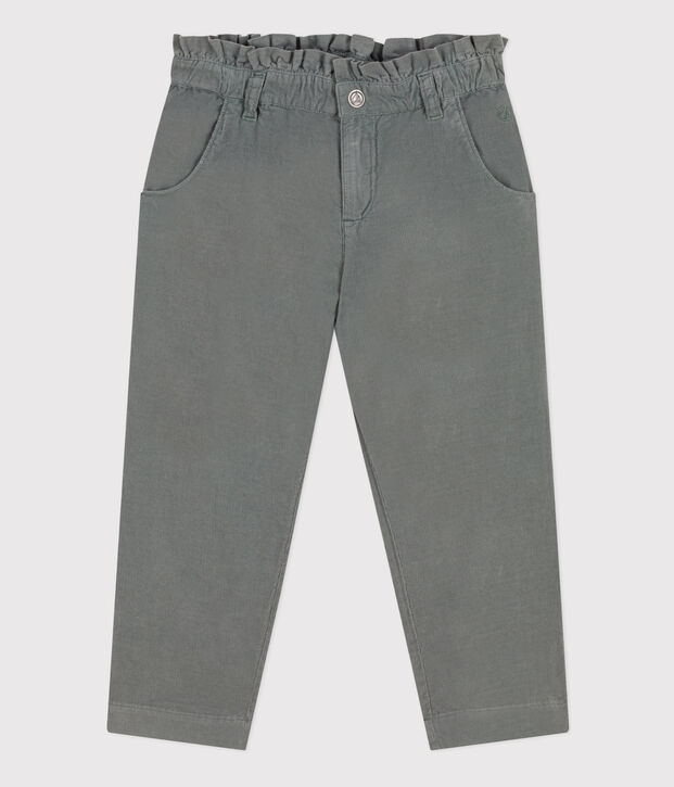 Pantal&oacute;n recto de terciopelo para ni&ntilde;a THUYA