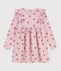 Vestido infantil de manga larga de algodón