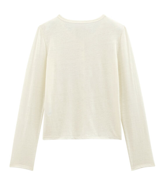 Cárdigan para mujer blanco MARSHMALLOW