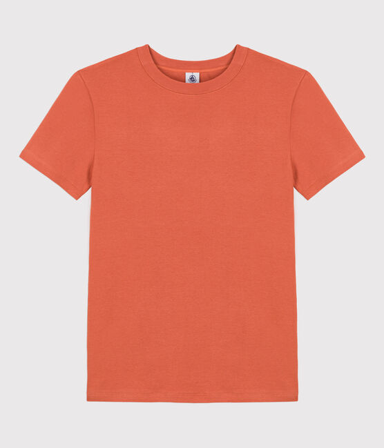 Camiseta de algodón L'ICONIQUE con cuello redondo para mujer rosa BRANDY