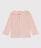 Blusa de algodón de manga larga para bebé rosa SALINE