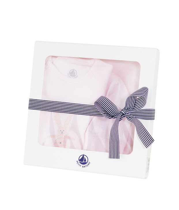 Estuche regalo 3 piezas para beb&eacute; unisex multicolor