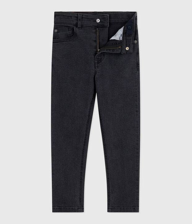 Pantal&oacute;n denim infantil negro