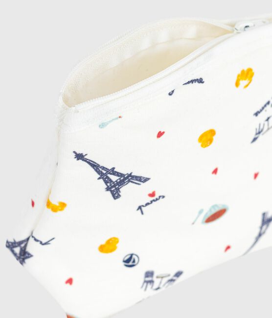 Bolsa de algodón con ballenas para bebé MARSHMALLOW/ ADRIATIC
