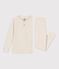 Pijama de algodón para niño/niña beige MONTELIMAR CHINE