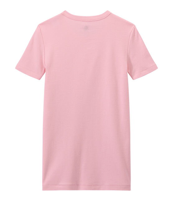 Camiseta de punto original para mujer rosa BABYLONE