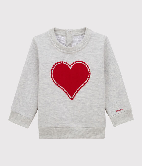 Sudadera de muletón de bebé gris BELUGA CHINE