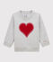 Sudadera de muletón de bebé gris BELUGA CHINE