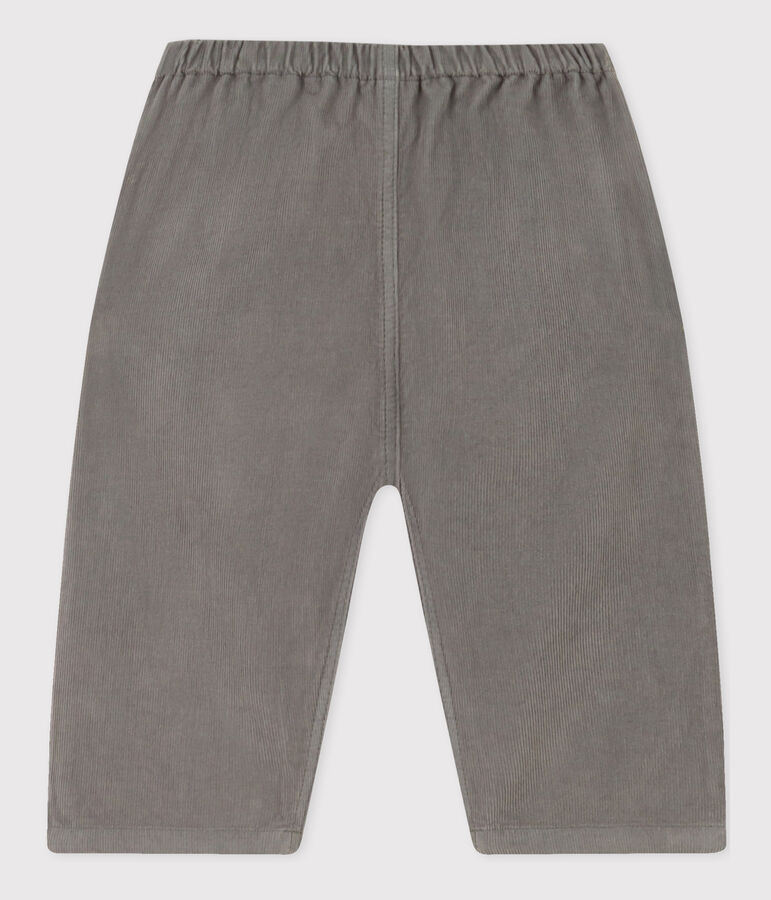 Pantal&oacute;n de terciopelo fino para beb&eacute; verde