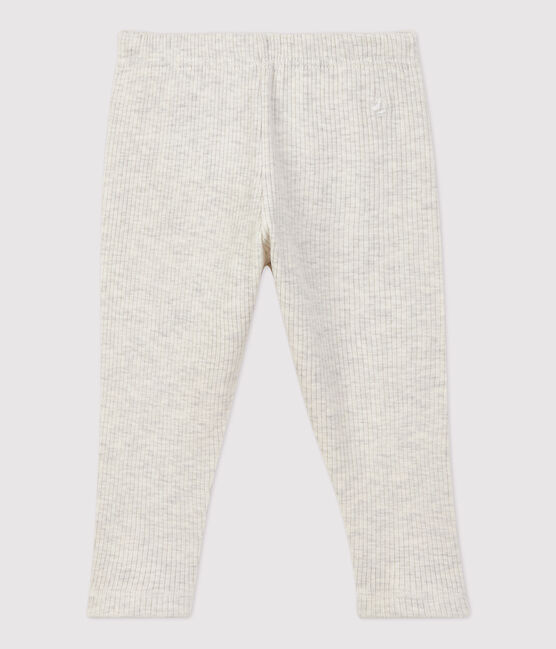 Pantalón de estilo saragüelles de algodón de bebé. beige MONTELIMAR CHINE