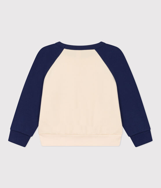 Sudadera de felpa para niño/niña azul CHALOUPE/blanco AVALANCHE