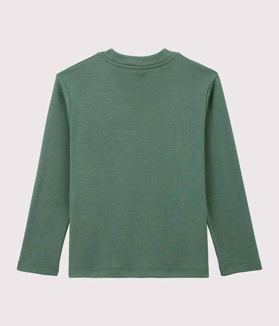 Camiseta de algodón de niña/niño verde VALLEE