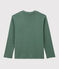 Camiseta de algodón de niña/niño verde VALLEE