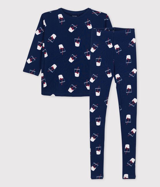 Pijama de lactancia Tajinebanane x Petit Bateau azul MEDIEVAL/blanco MULTICO