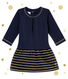 Vestidobi-materiamarinero para bebé niña