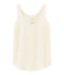 Camiseta de tirantes de lino para mujer blanco MARSHMALLOW