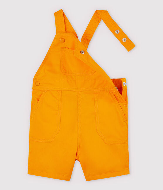 Peto corto de sarga irresistible de bebé niño amarillo TEHONI