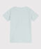 Camiseta de algodón de manga corta para niño verde BULLE