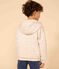 Sudadera con cremallera y capucha de tejido túbico acolchado de niña/niño beige MONTELIMAR CHINE