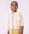 Chaleco infantil liso de borreguito MILK