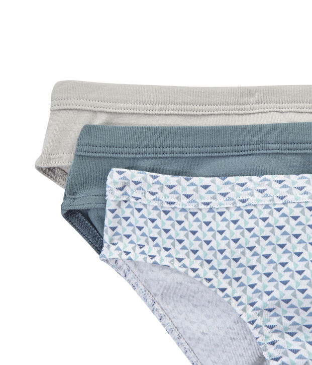 Lot de 3 slips para ni&ntilde;o blanco