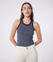 Camiseta de tirantes La Icónica de algodón a rayas para mujer azul SMOKING/blanco MARSHMALLOW