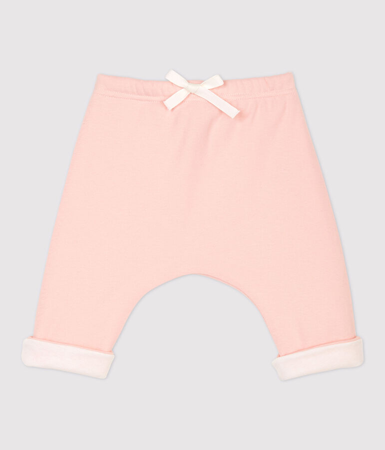 Pantal&oacute;n de beb&eacute; de algod&oacute;n org&aacute;nico rosa MINOIS