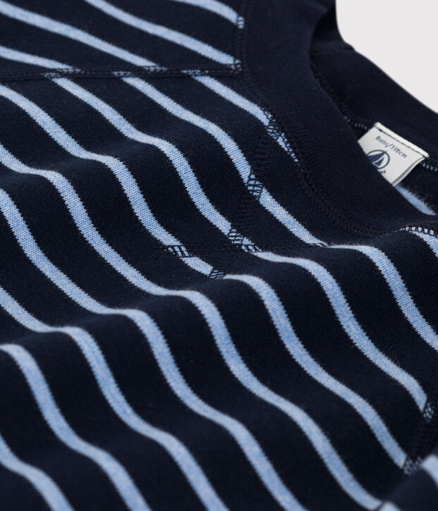 Sudadera de algod&oacute;n de ni&ntilde;a/ni&ntilde;o azul/azul