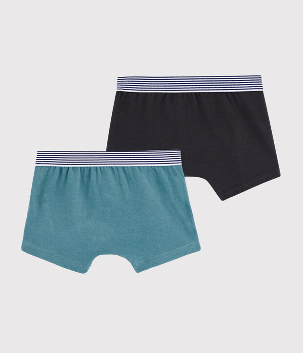 Juego de 2 b&oacute;xeres lisos para ni&ntilde;o multicolor