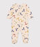 Pijama de algodón con estampado para bebé blanco AVALANCHE/ MULTICO