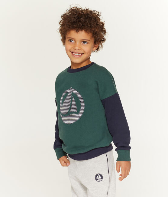 Pantalón de muletón para niño gris BELUGA CHINE