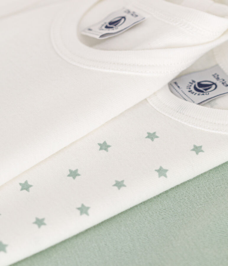 Juego de 3 bodis de algod&oacute;n sin mangas para beb&eacute; multicolor