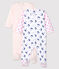 Conjunto de 2 pijamas de punto de bebé niña variante 1