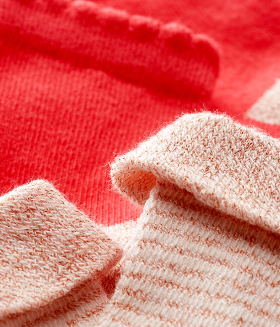 Lote de 2 pares de calcetines para bebé niña variante 2