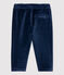 Pantalón de terciopelo de bebé. azul SMOKING