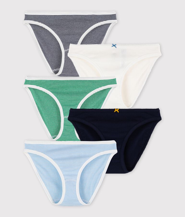 Juego semanal de 5 braguitas de mujer variante 1