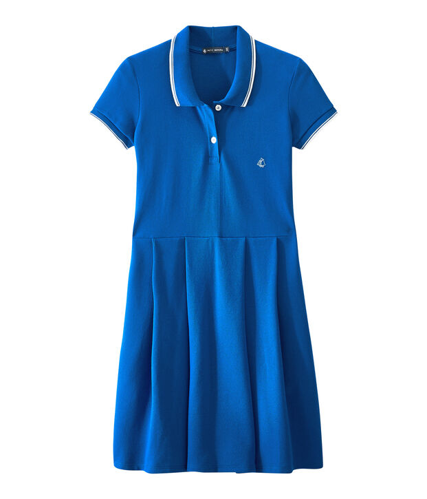 Vestido inspirado en el polo azul