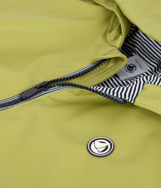 Cazadora infantil lisa verde