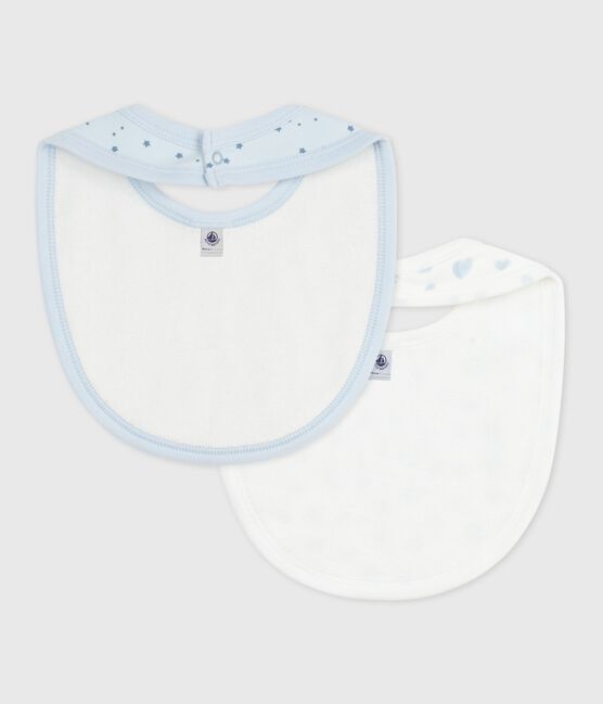Juego de baberos de algodón con estampado para bebé variante 1