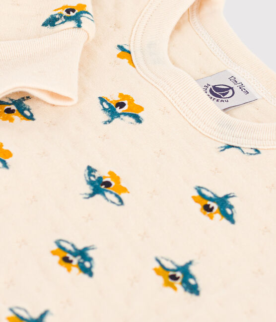 Sudadera de tejido túbico acolchado para bebé blanco AVALANCHE/ MULTICO