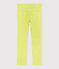 Pantalón de sarga de niño amarillo CITRONEL