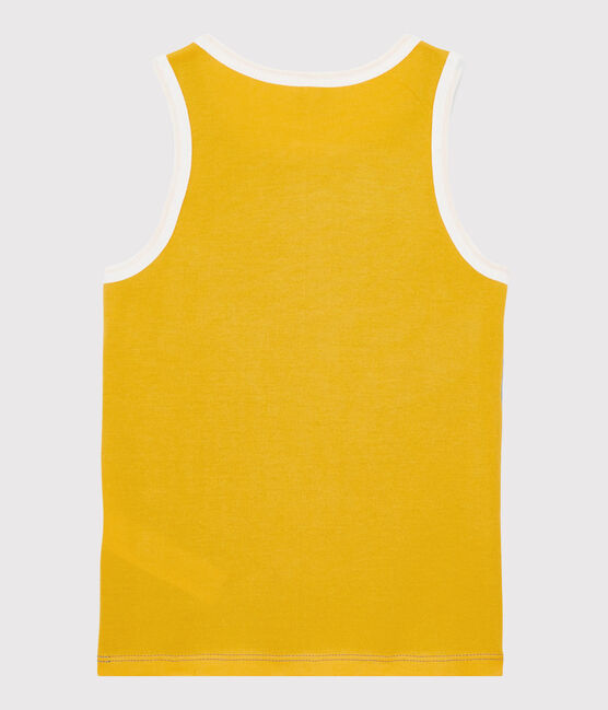 Camiseta de tirantes de punto de niño azul MYKONOS