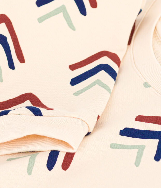 Sudadera de felpa para mujer crudo/multicolor