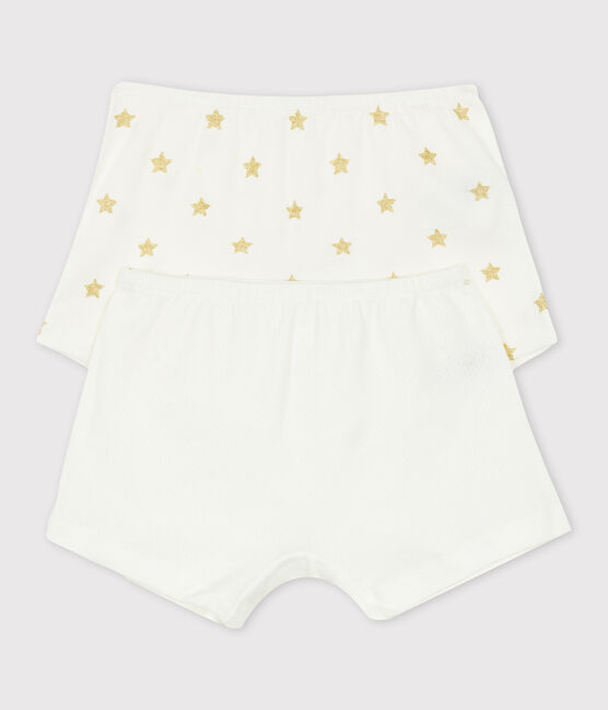 Juego de 2 culottes para niña pequeña variante 1