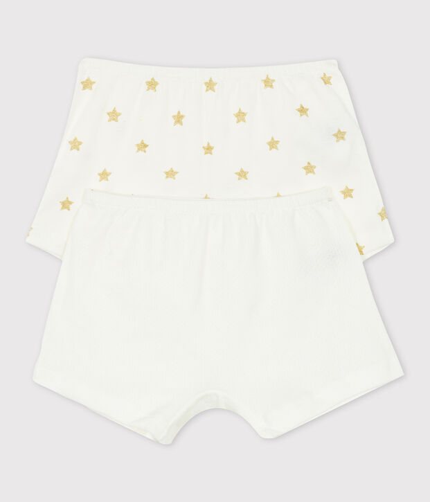 Juego de 2 culottes para ni&ntilde;a peque&ntilde;a multicolor