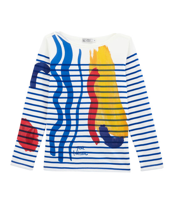 marinera creativa para mujer blanco MARSHMALLOW/azul PERSE